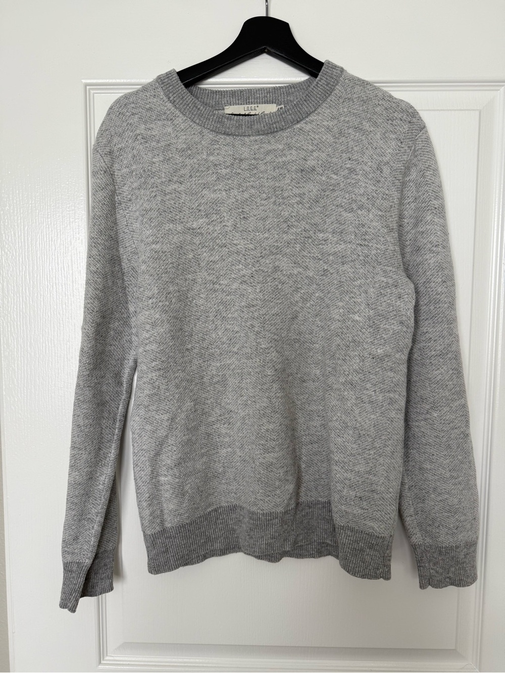 Men's Crewneck Sweater in Heather Gray — Classic Everyday Knit